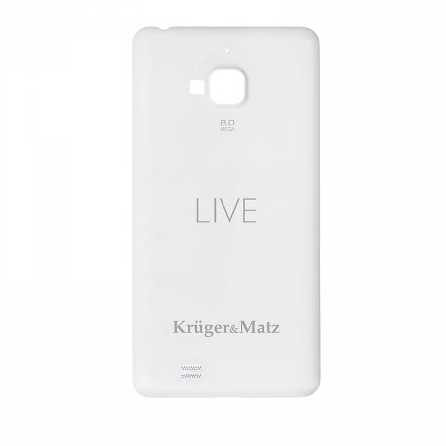 Capac spate smartphone alb - Kruger&Matz Live.
