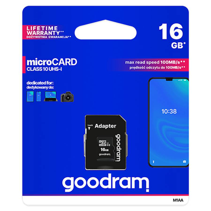 Card de memorie 16gb pentru dispozitivele tale electronice.