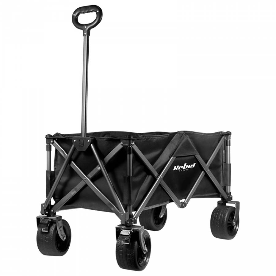 Carucior Pentru Plaja cu Capacitate de 150 Litri, Greutate Maxima 100 kg, Usor de Pliat si Durabil.