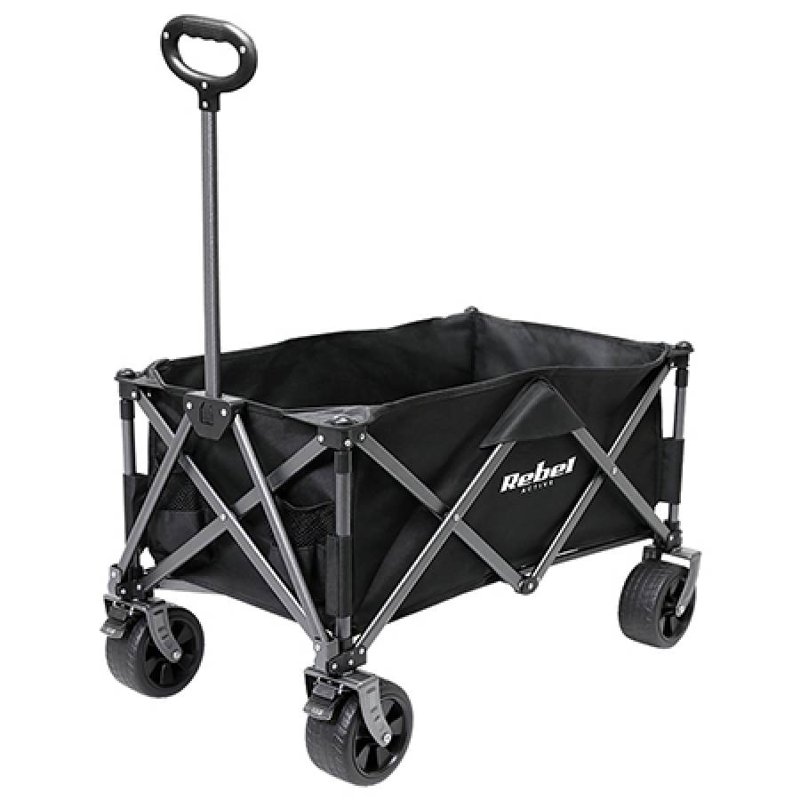 Carucior Pentru Plaja cu Capacitate de 150 Litri, Greutate Maxima 100 kg, Usor de Pliat si Durabil.