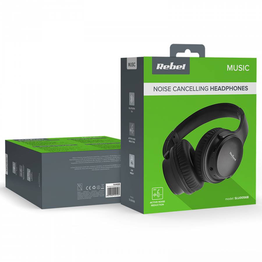 Casti Audio Bluetooth 5.4 Anc Rebel