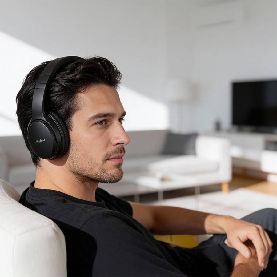 Casti Audio Bluetooth 5.4 Anc Rebel