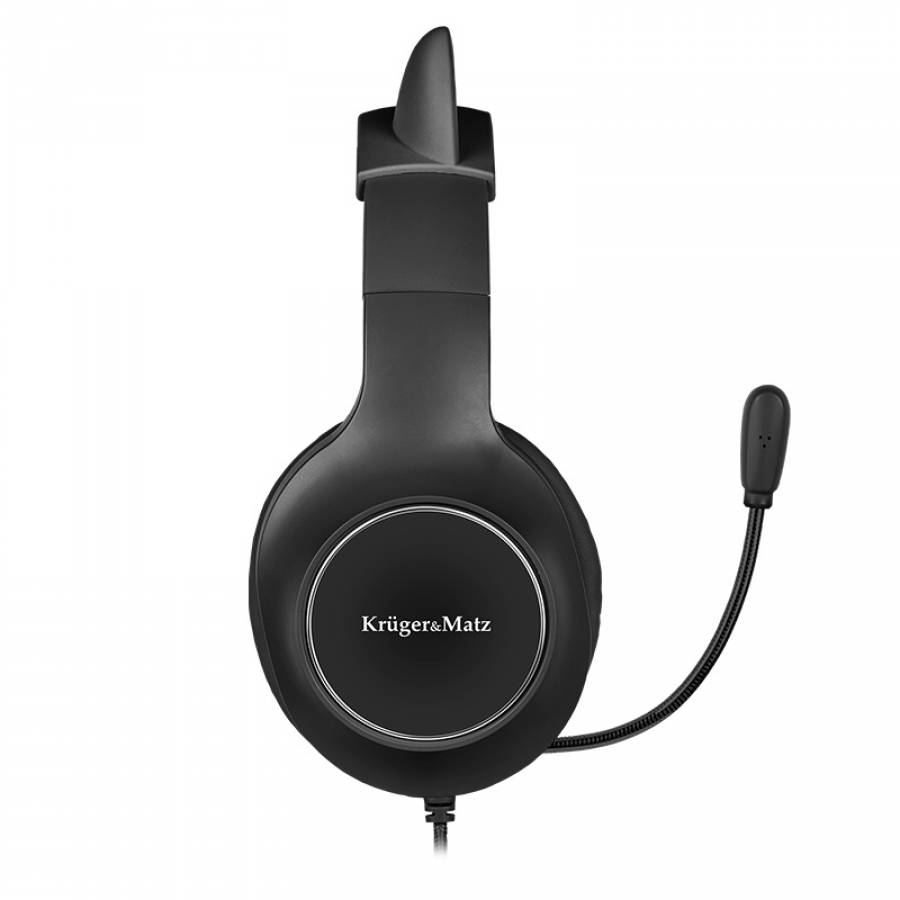 Casti Gaming Copii Kruger&matz Neodim Negru