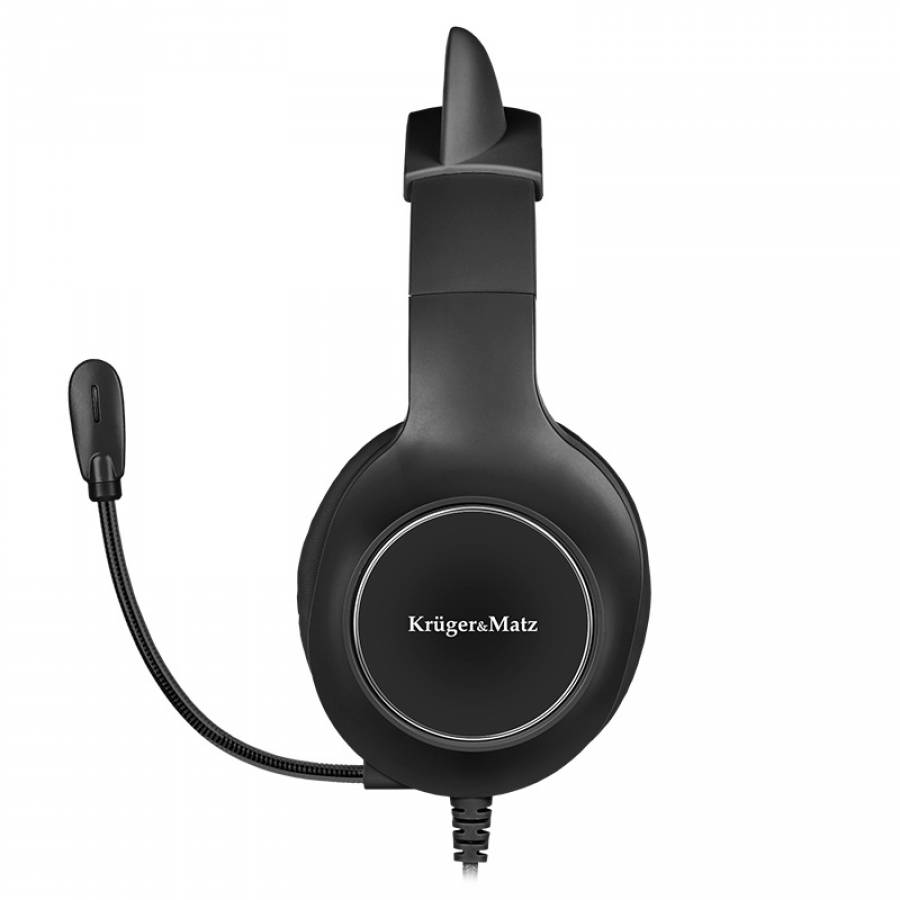 Casti Gaming Copii Kruger&matz Neodim Negru