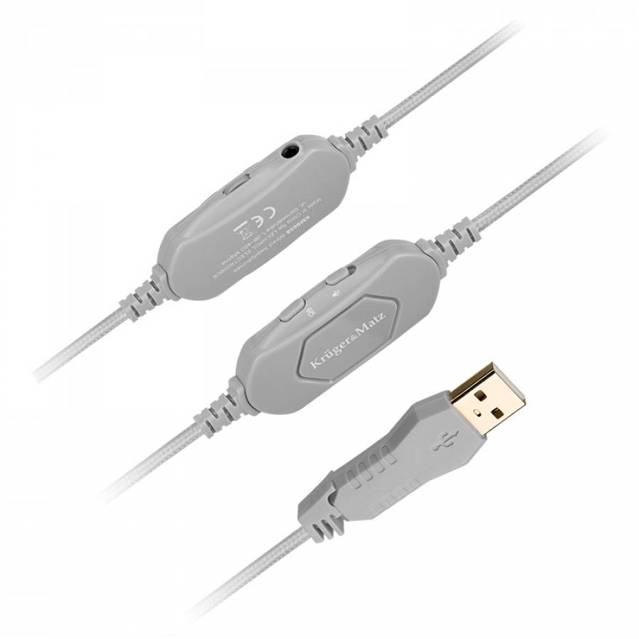 Casti Kruger&matz Kids Gamer Roz Magnet 50mm