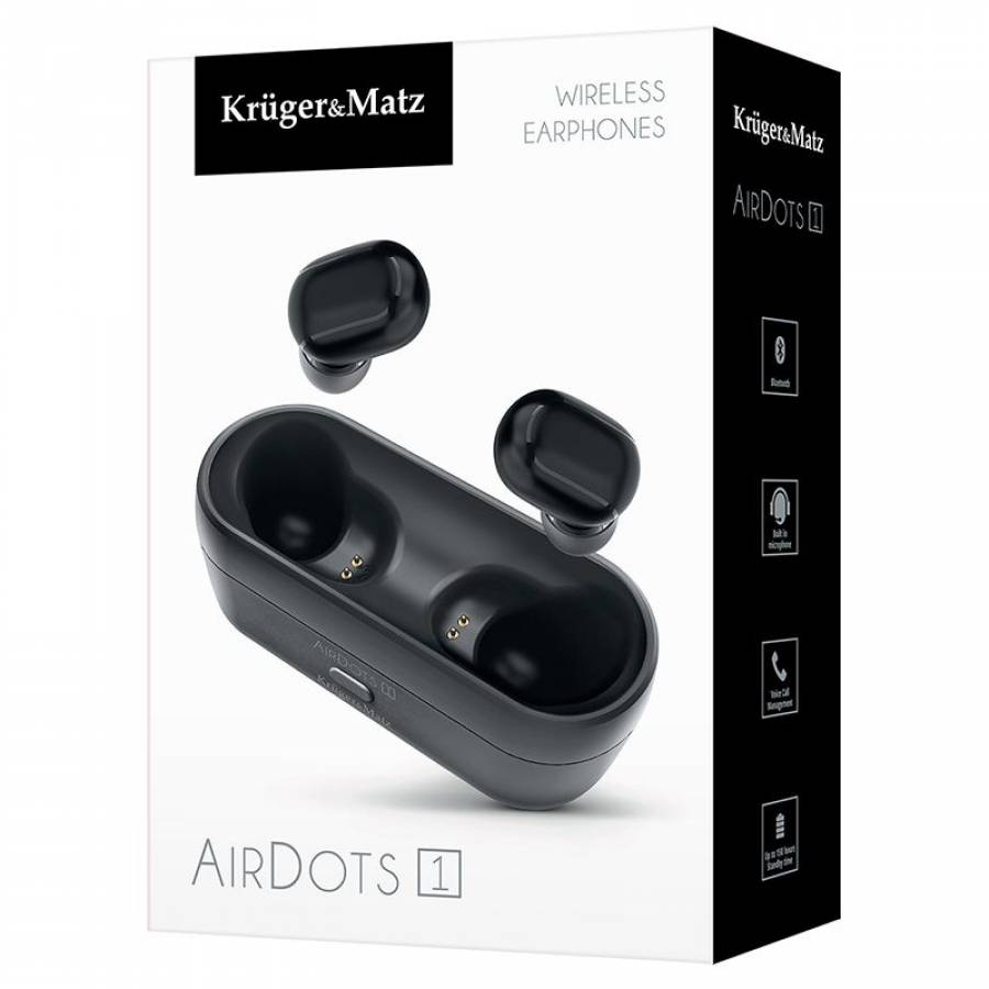 Casti Wireless Tws Air Dots 1, sunet clar, rezistent.