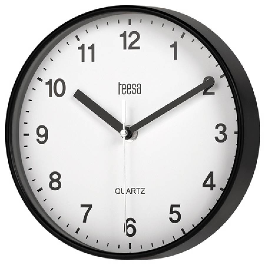 Ceas de Perete Negru Quartz 20cm.