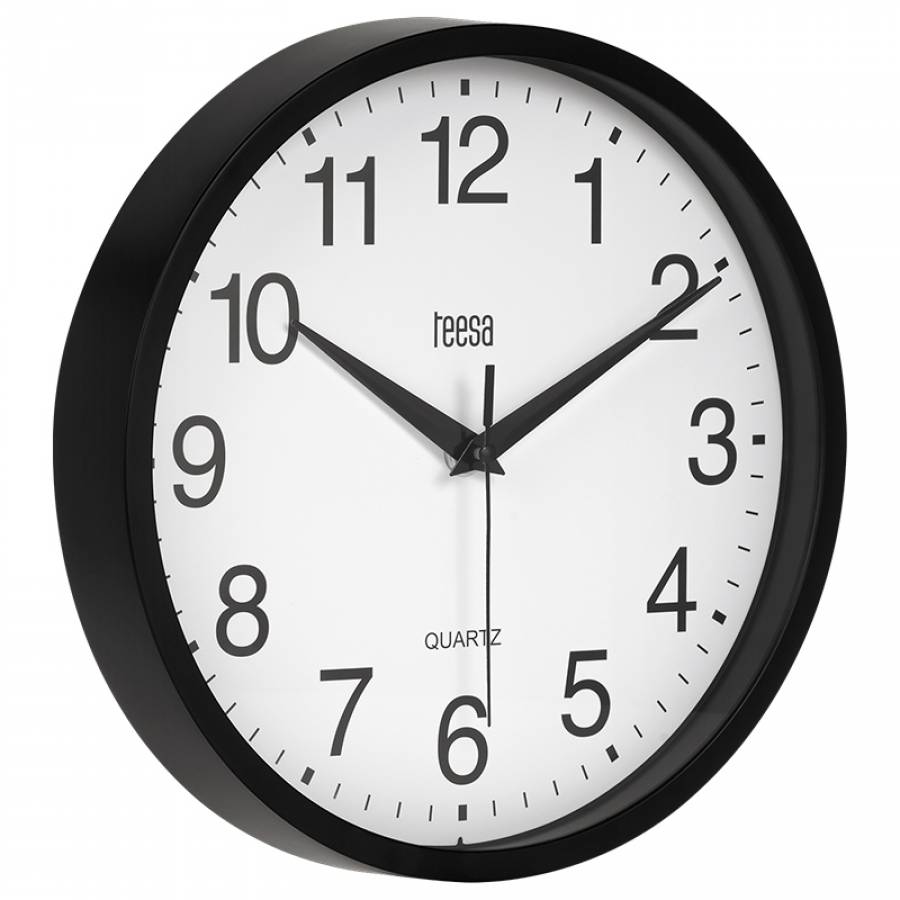 Ceas de Perete Quartz Mecanism 25cm Alb Teesa