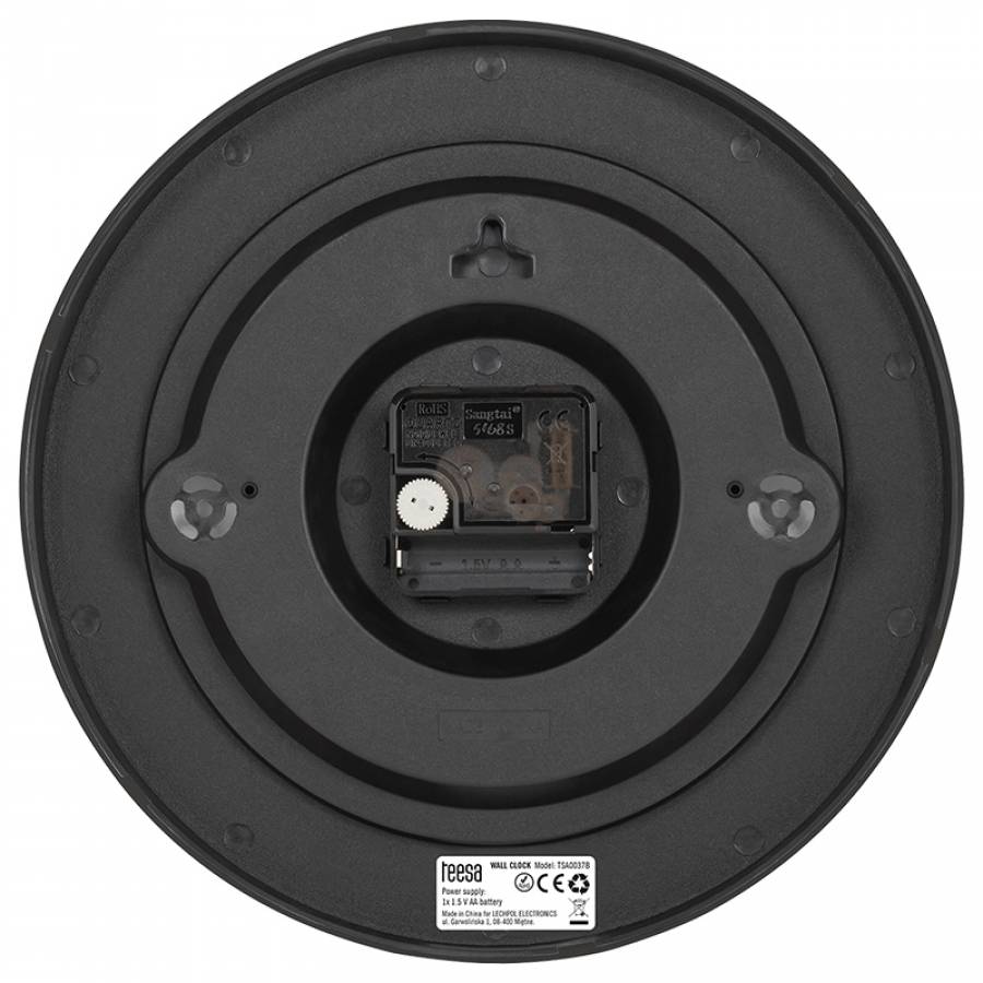 Ceas de Perete Quartz Mecanism 25cm Alb Teesa