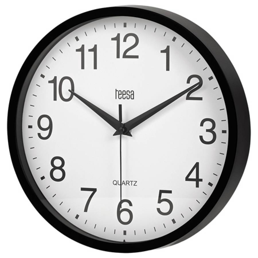 Ceas de Perete Quartz Mecanism 25cm Alb Teesa