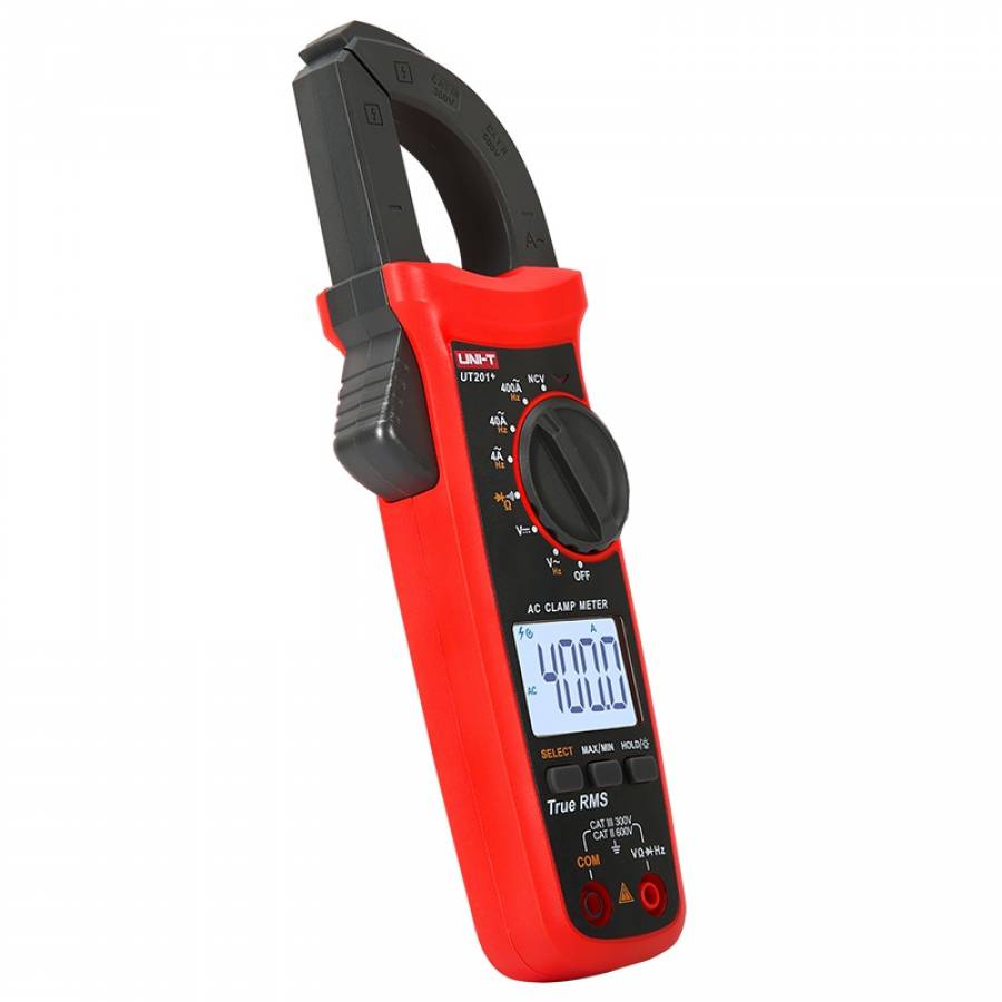 Clampmetru Digital UT201+ Uni-T - Masurare tensiune si curent.