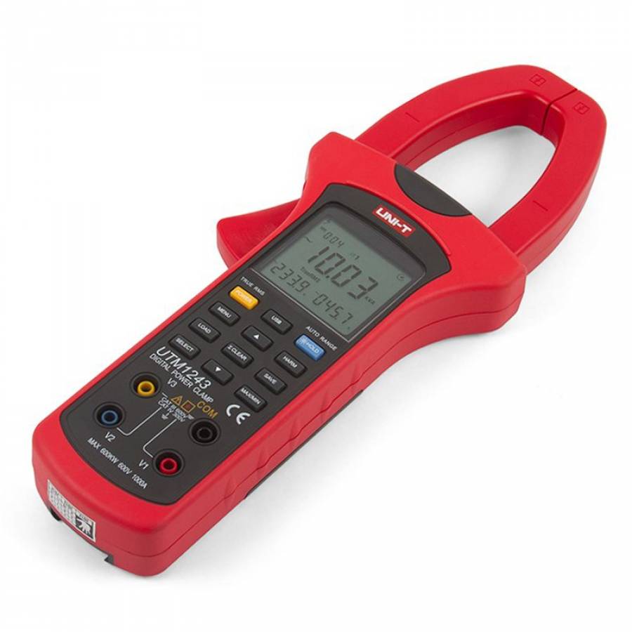 Masoara cu precizie curentul electric si tensiunea cu Clampmetru Digital Ut243 Uni-t.