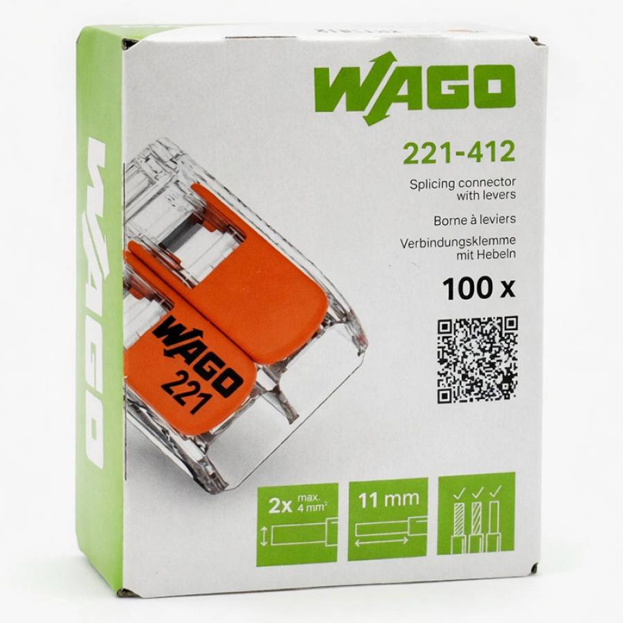 Cleme Wago Slim Myf 2x4mm2 Set 100 Buc
