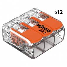 Cleme Compacte Conectori Sectiune 3x4mm2 Transparente2945