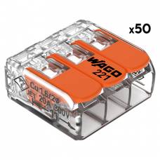 Set Cleme Wago Slim Myf 3x4mm2 - 50 Bucati