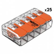 Set Cleme Wago Slim Myf 5x4mm2 cu 25 Bucati