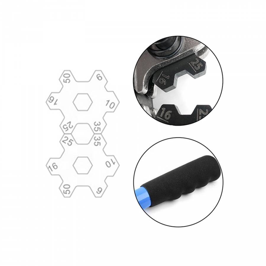 Set Cleme Sertizare Cupru 6-50mm2 60 Bucati E6080