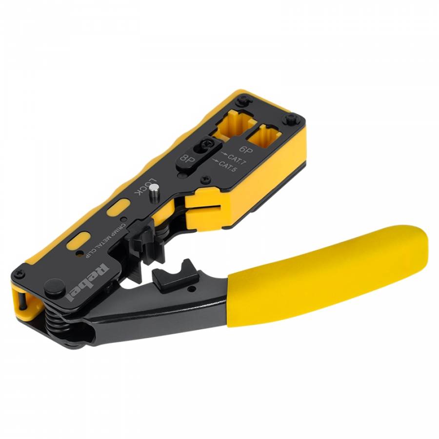 Cleste Sertizare Rebel Pass-through RJ45 RJ12 mufe