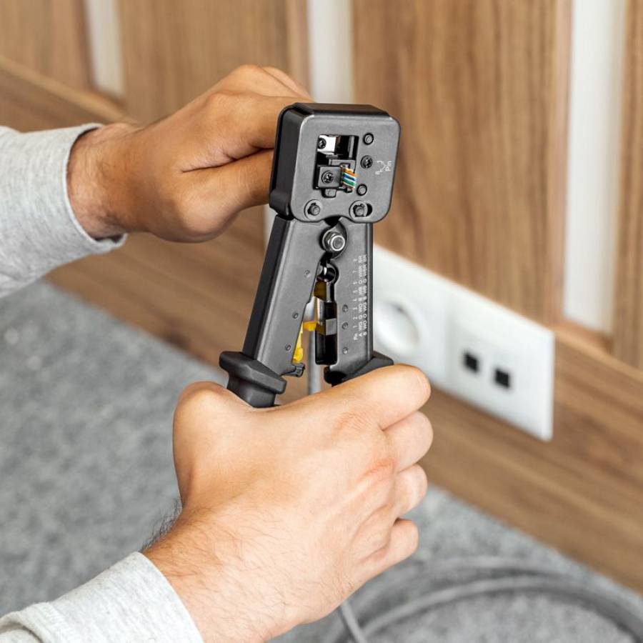 Cleste Sertizare Rj45 Rj12 Rj11 Utilizat pentru Prize