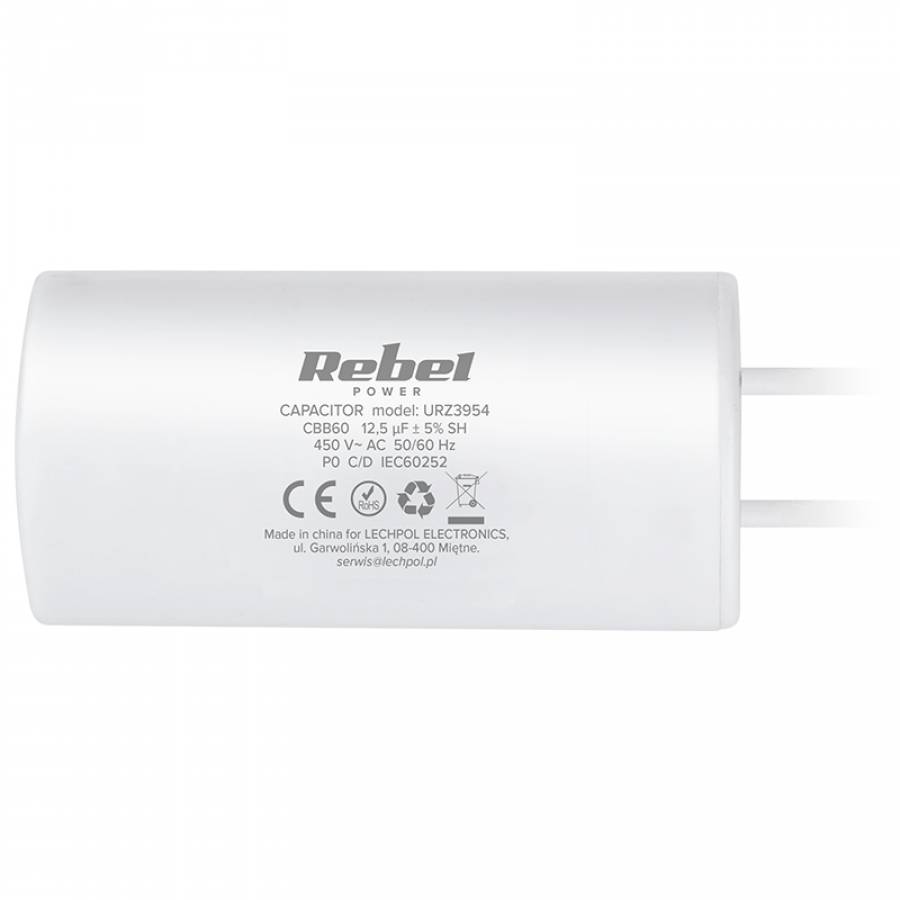 Condensator Motor 12.5uf 450v Rebel