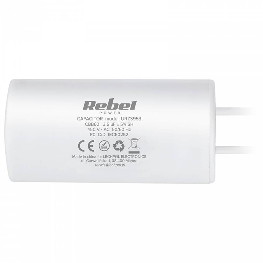 Condensator Motor 3.5uf 450v Rebel