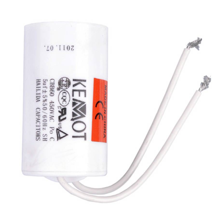 Condensator Motor 5uF 450V Fir - Specificatii si Aplicatii