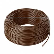 Conductor de cupru maro H05v-k 1x1.5 pentru instalatii interioare