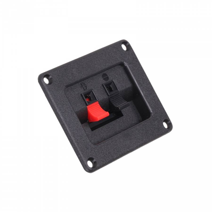 Conector Audio Dreptunghiular, 2 Contacte, Montaj Panou