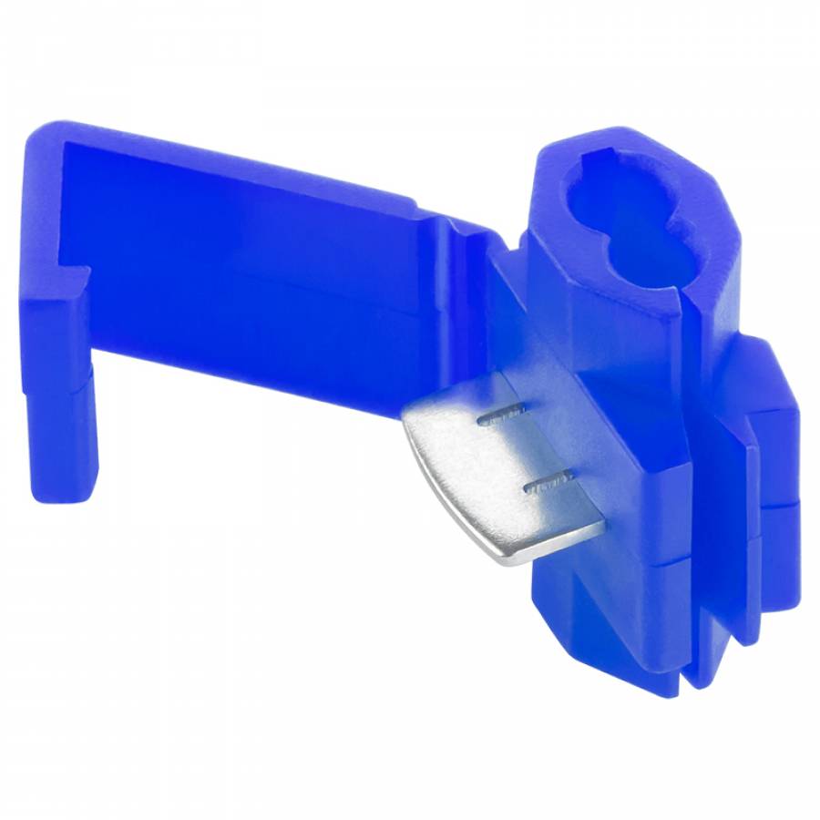 Element esential pentru conectarea cablurilor de culoare albastra.