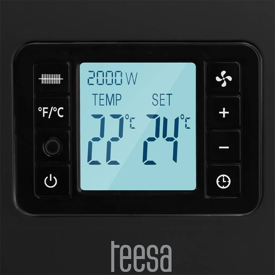 Incalzitor Electric Cu Ecran Lcd 3 Trepte 2000w Teesa