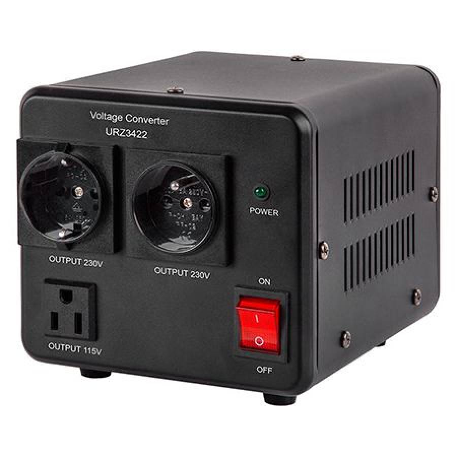 Convertor Tensiune 800W Kemot, 1000VA, Priza Multipla