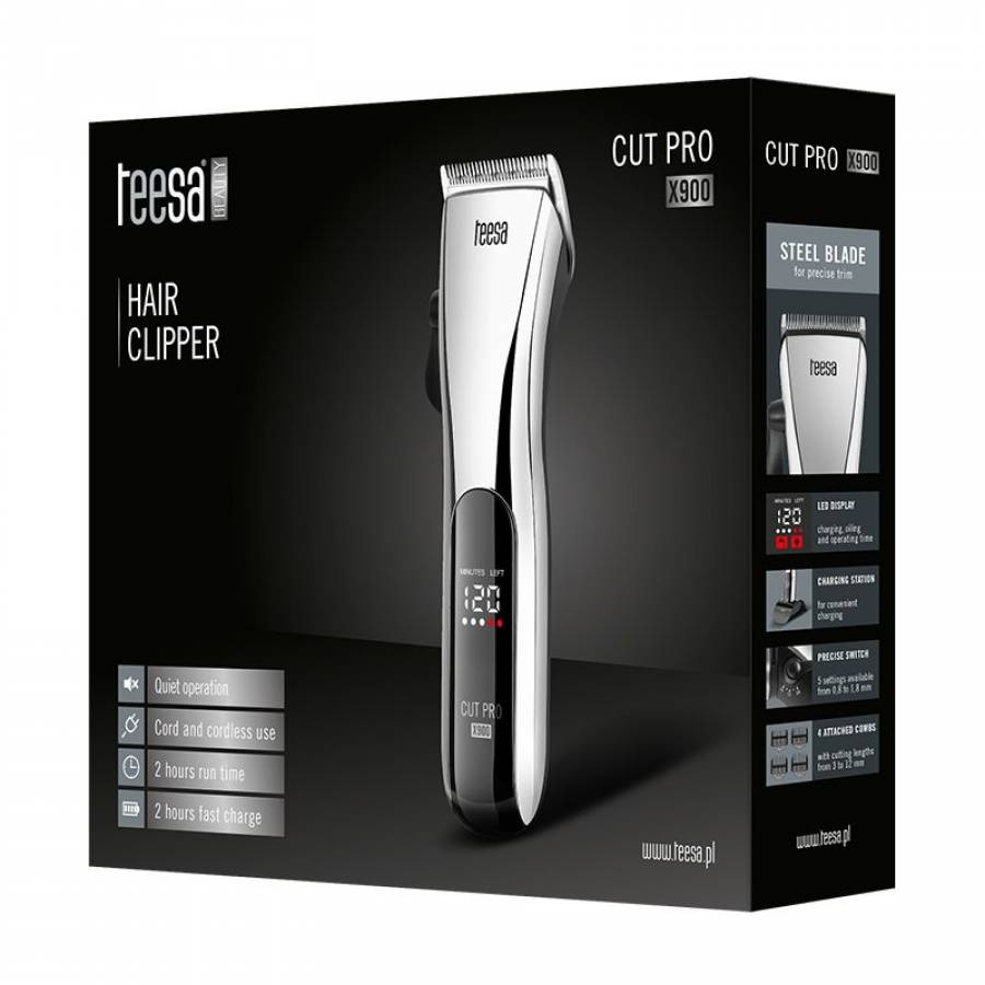 Cordless Trimmer X900 Teesa Perfecta pentru tunsul acasa