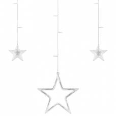 Cortina cu stele calde albe pentru spițe îndrăznețe.