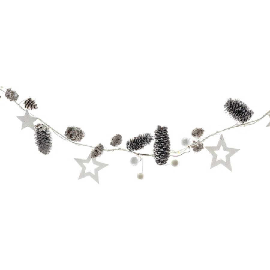 Ghirlanda Alba Decoratiune LED 30