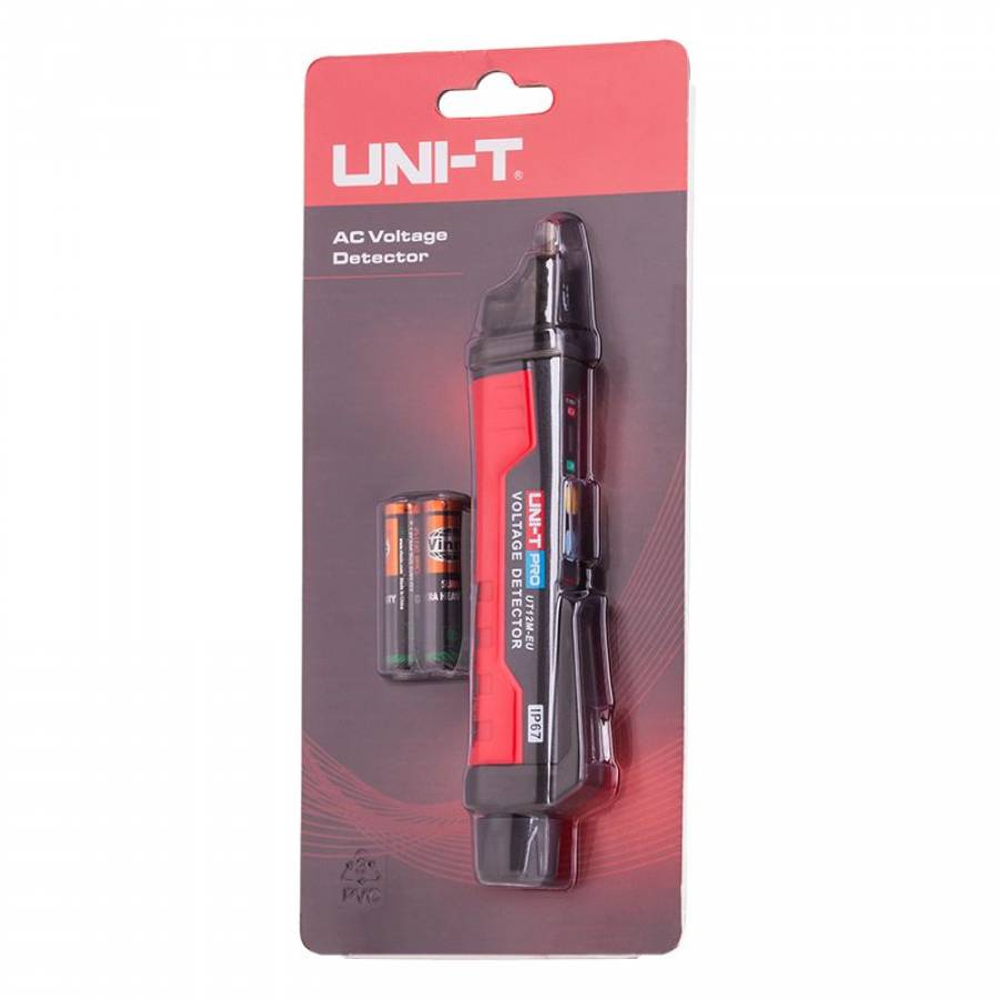 Detector Tensiune AC Ut12m-eu, (Rosu-Negru)