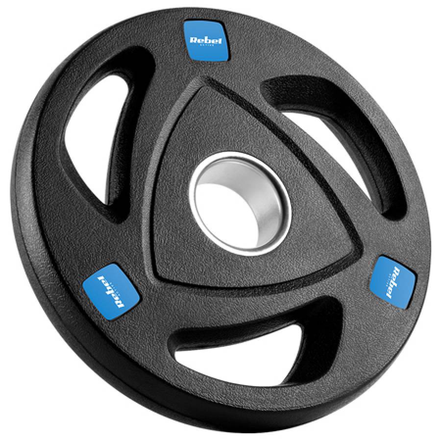 Set 30 Kg de Discuri de Greutate din Fonta Cauciucata