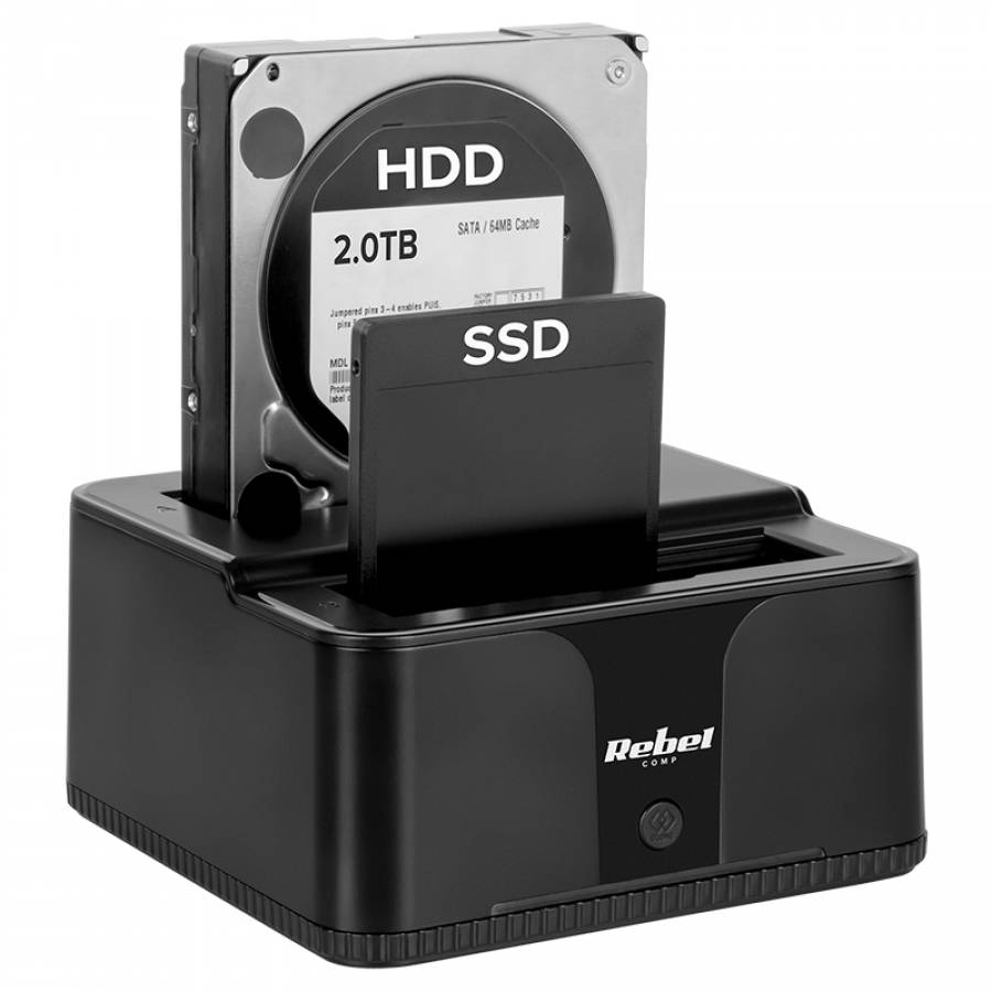 Statie Docking HDD SSD USB 3.0 Rebel compacta & performanta