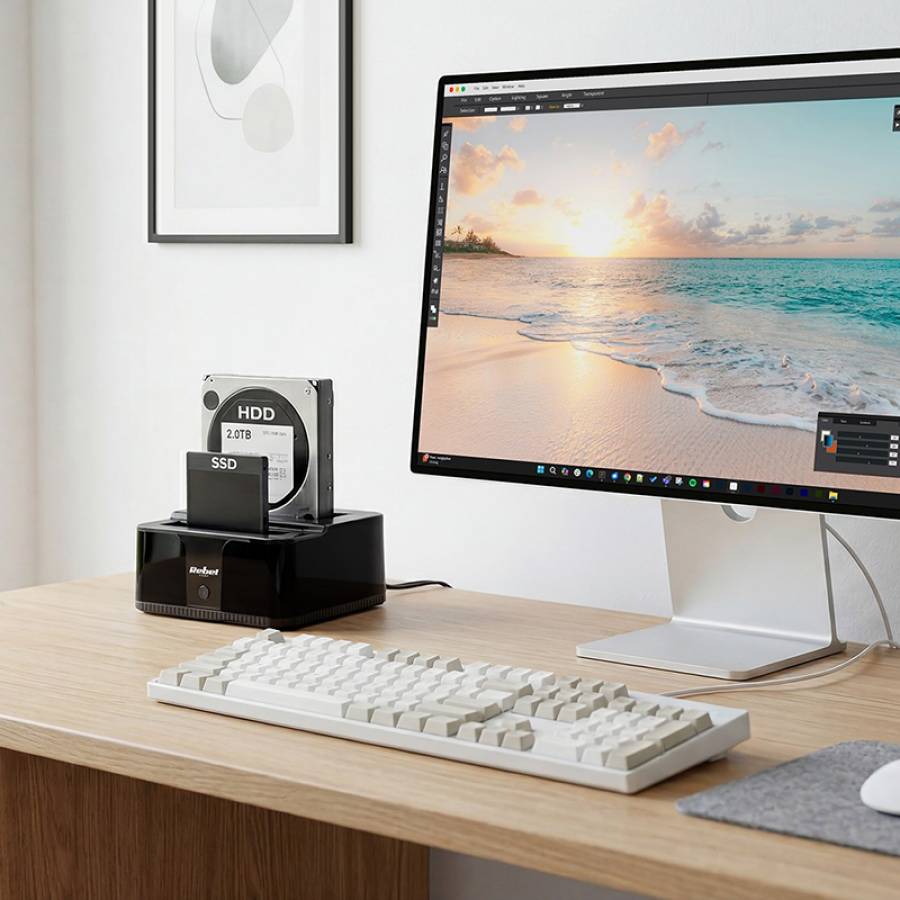 Statie Docking HDD SSD USB 3.0 Rebel compacta & performanta