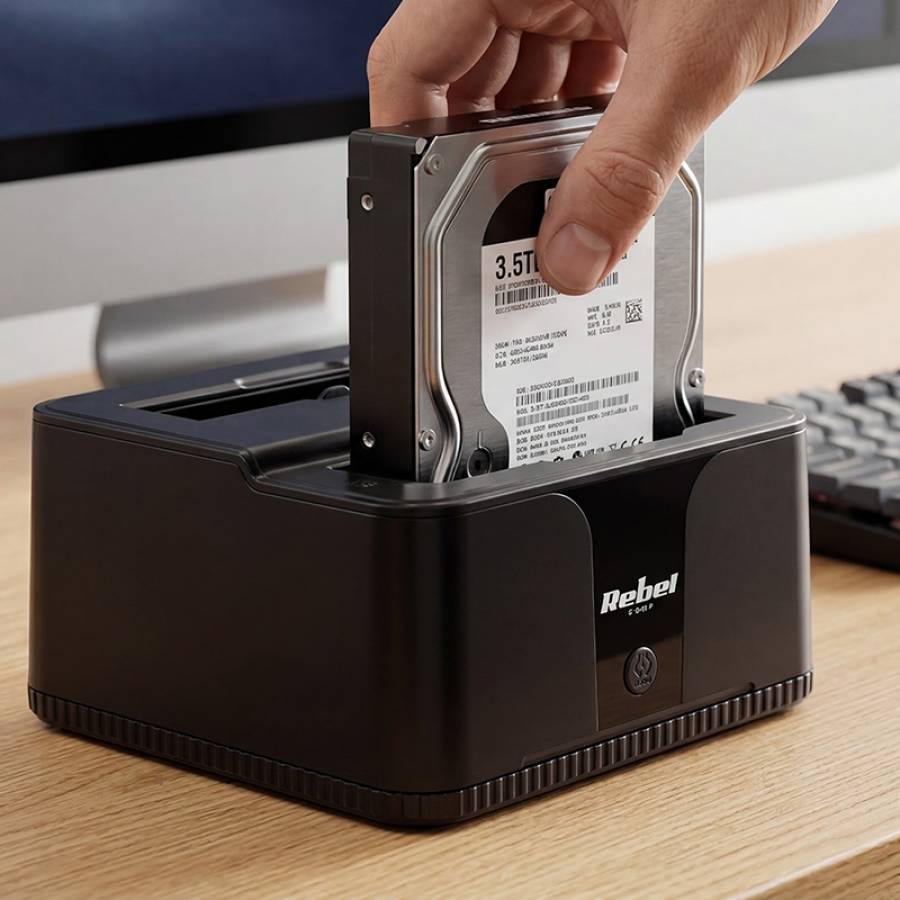 Statie Docking HDD SSD USB 3.0 Rebel compacta & performanta