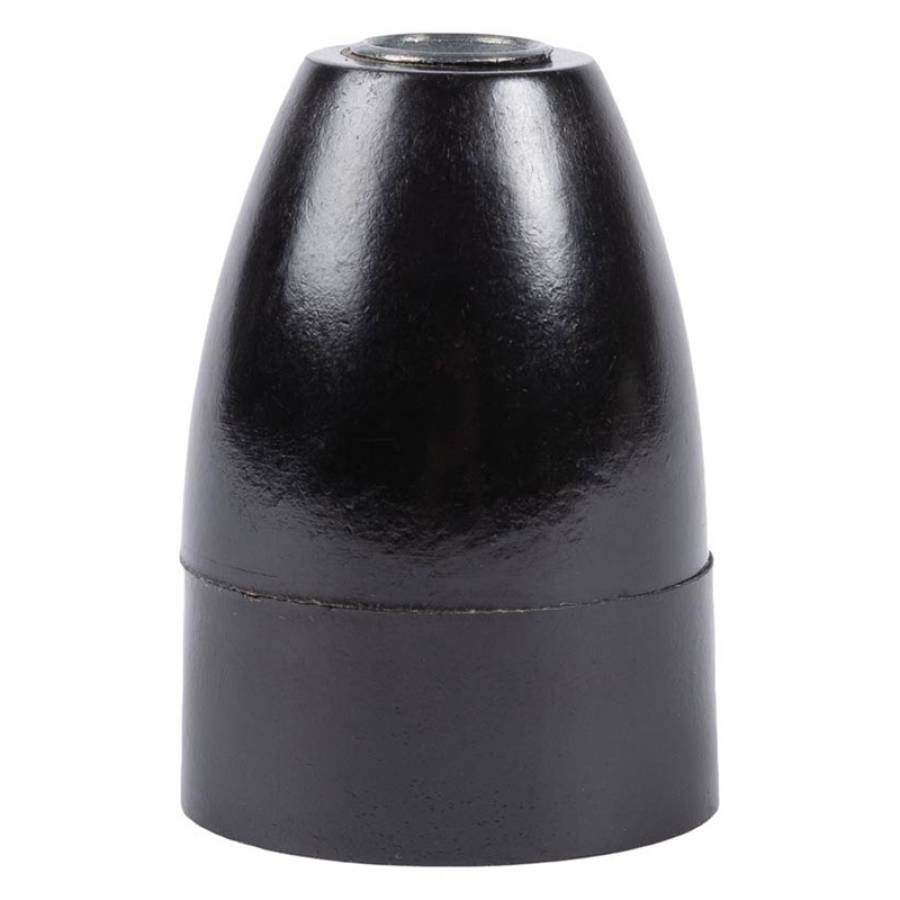 Suport pentru bec cu filet E27 din bachelita.