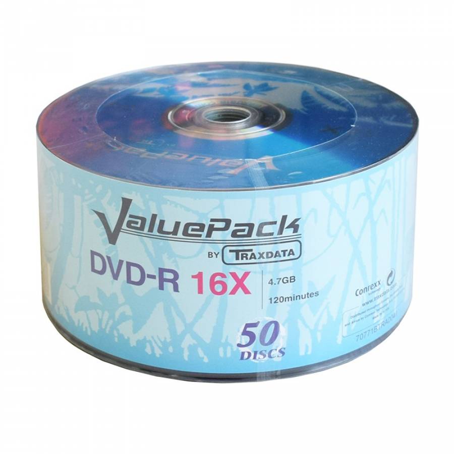 Set DVD-R 4.7GB 16X 25 Buc Traxdata