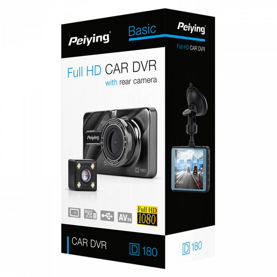 Camera Auto Basic Full HD DVR Peiying D180