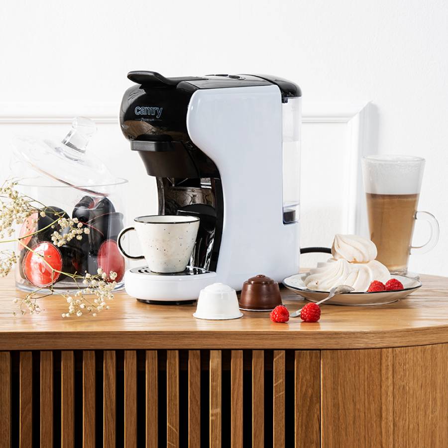 Espressor 19 Bar Multi Capsule Cr 4414 Alb Camry