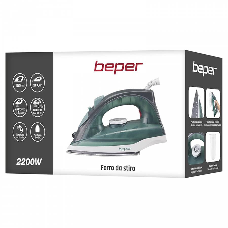 Puternic Fier de Calcat cu 2200w pentru rezultate impecabile.