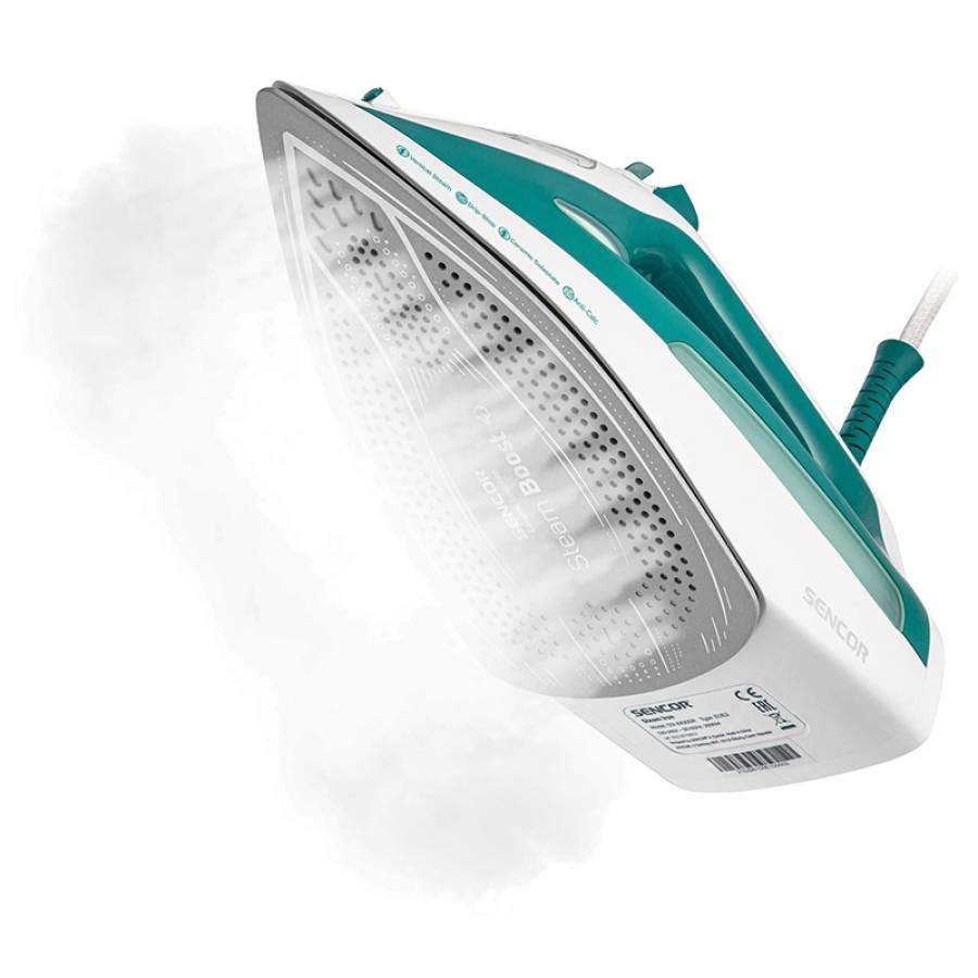 Fier de calcat putere 2600W, talpa ceramica, abur vertical