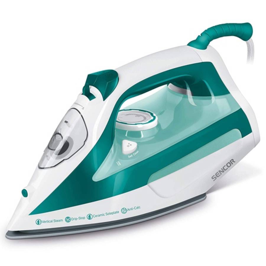 Fier de calcat putere 2600W, talpa ceramica, abur vertical