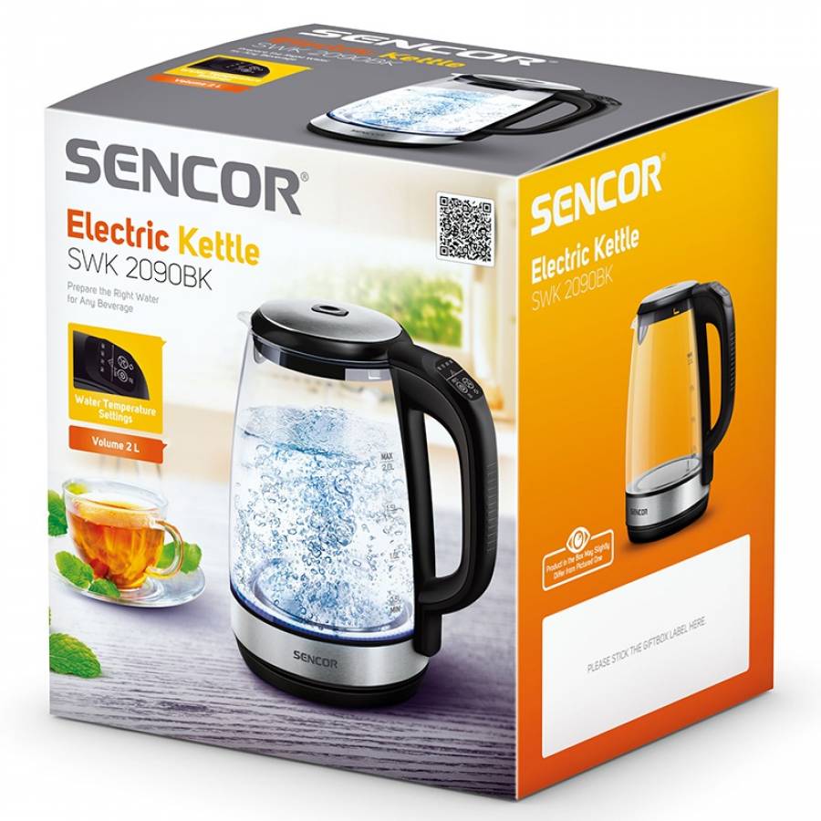 Electric Kettle Sencor - Fierbator electric cu temperatura variabila