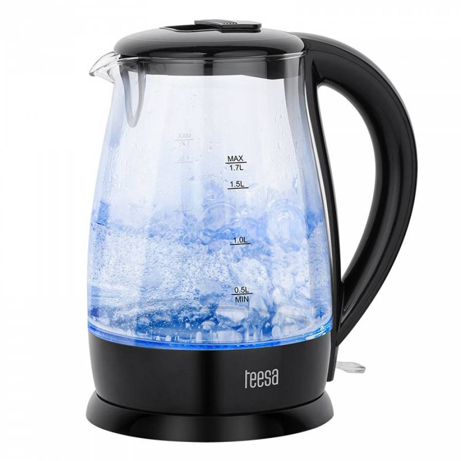Fierbator Electric Cordless 1.7l Teesa - Elegant si practic, cu filtru anti-calcar.