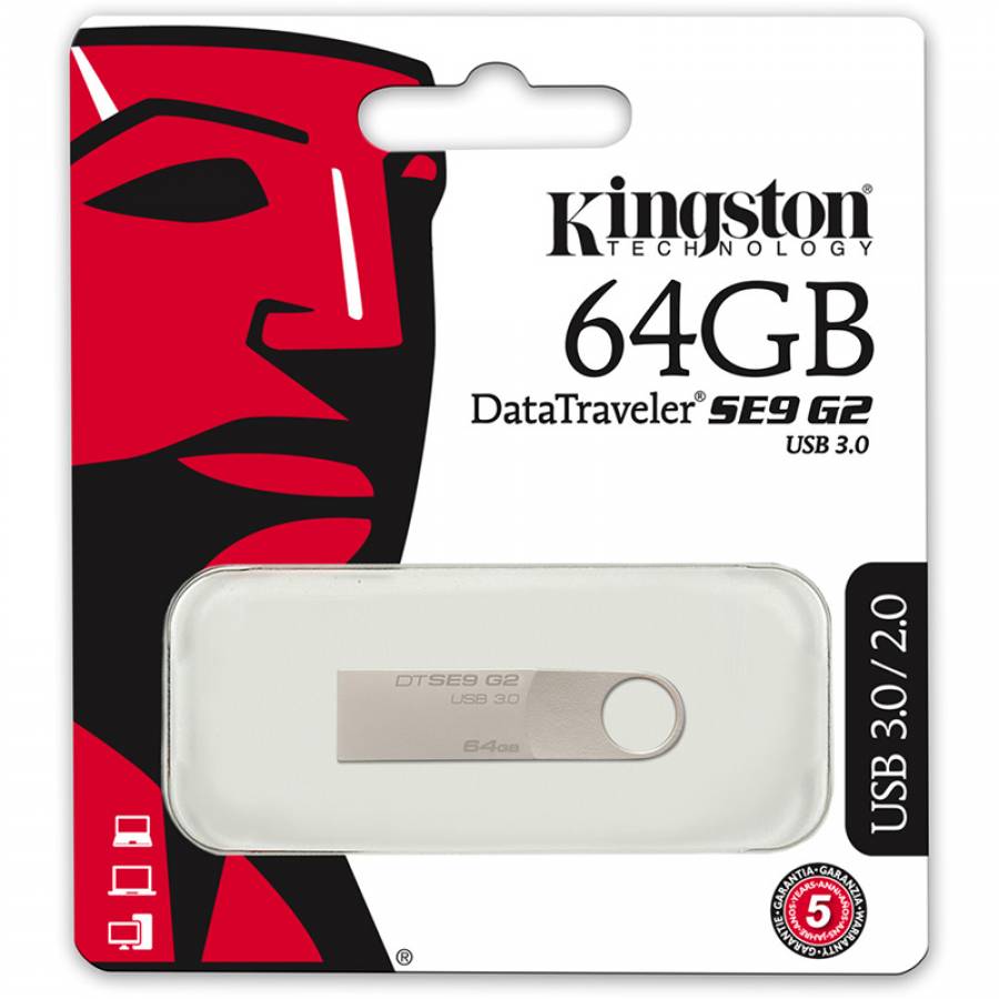 Flash Drive 64gb 3.0 Se9 Kingston
