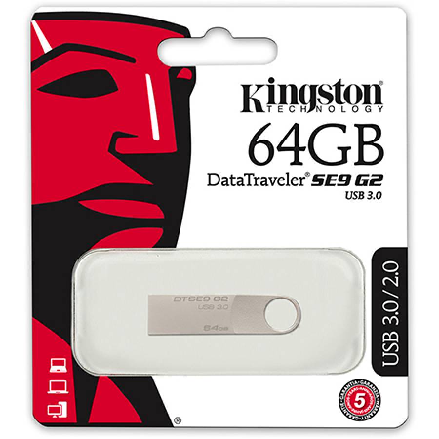 Flash Drive 64gb 3.0 Se9 Kingston